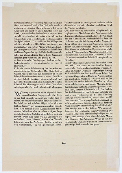 Bild Nr. 18330 — Paul Klee (1879-1940): Versunkenheit (1919)